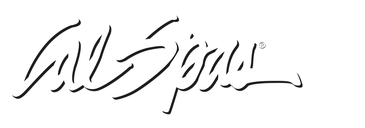 Calspas White logo hot tubs spas for sale Miramar